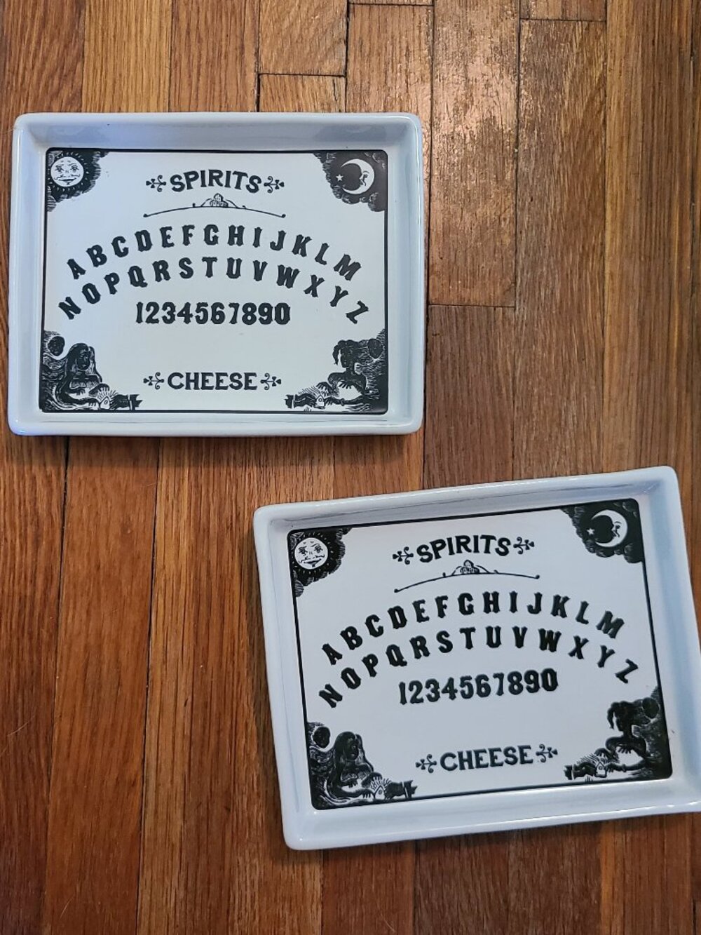 Magenta Spirits Ouija Board Cheese Plates – Set of 2